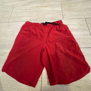 Red CrossFit 2 pood workout shorts
